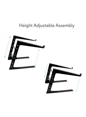 Adjustable Laptop Stand Black