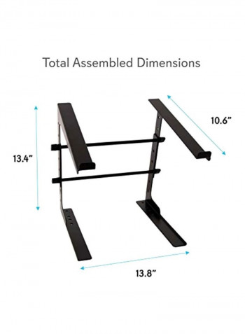 Adjustable Laptop Stand Black