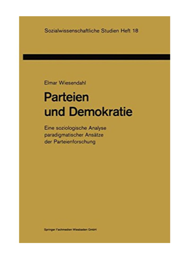 Parteien Und Demokratie Paperback