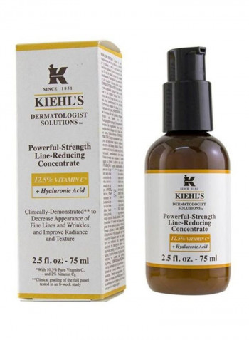 Dermatologist Solutions Powerful-Strength Line-Reducing Concentrate (With 12.5% Vitamin C + Hyaluronic Acid) 75ml/2.5oz 75ml