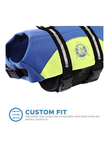 Life Vest Blue/Green/Black S