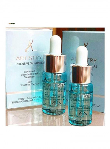 Pack Of 2 Advanced Vitamin C+HA Treatment Serum 12ml