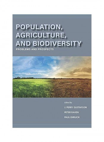 Population Agriculture And Biodiversity Hardcover English by J. Perry Gustafson
