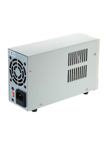 3-Digit LED DC Power Supply White/Black 230x130x70millimeter