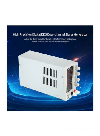 3-Digit LED DC Power Supply White/Black 230x130x70millimeter