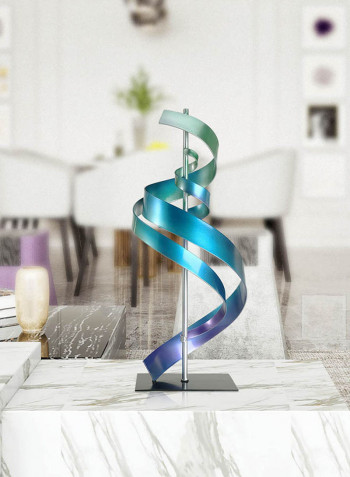 Abstract Ornament Sculpture Blue/Green/Purple