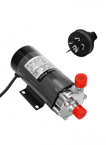 Stainless Steel Magnetic Pump Black/Silver/Red 26centimeter