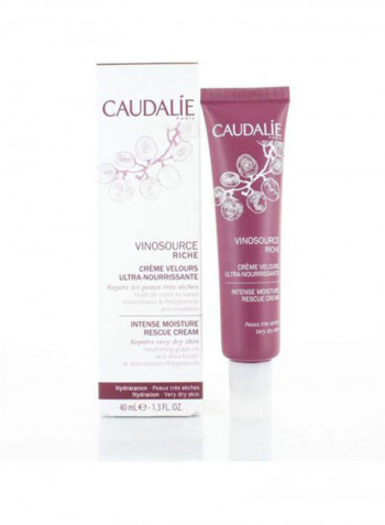 Vinosource Intense Moisture Rescue Cream 40ml