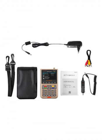Digital TV Signal Finder Meter V8 Black