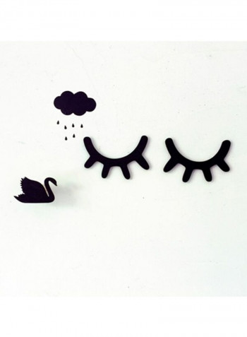 Kid's Room Wall Sticker Black 60x90cm