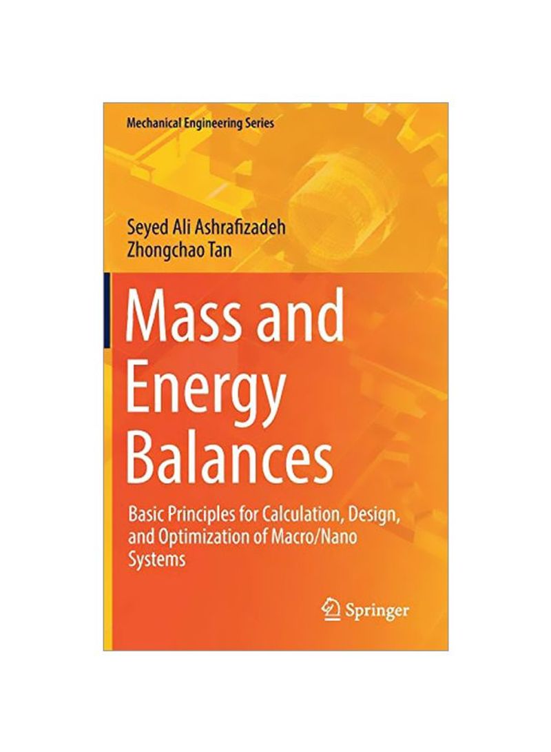 Mass And Energy Balances Hardcover