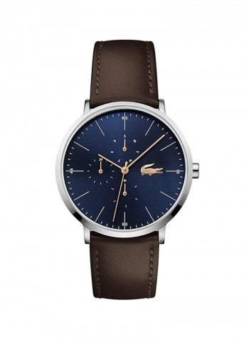 Men's Leather Analog Wrist Watch 2010976