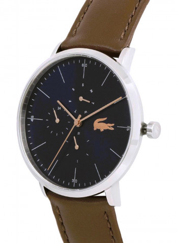Men's Leather Analog Wrist Watch 2010976