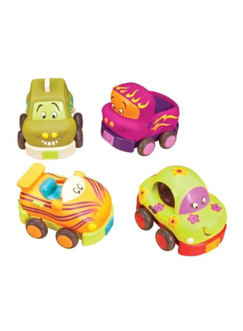 Pack Of 4 Pull Back Cars
