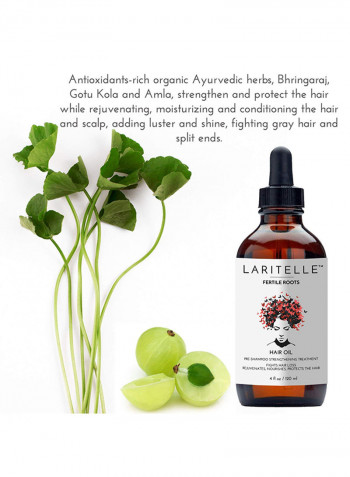 Organic Fertile Roots Hair Oil 4ounce