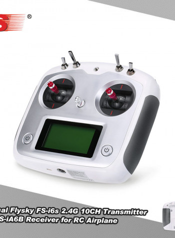 FS-i6s 2.4G 10CH AFHDS 2A Touchscreen Transmitter With FS-iA6B 6CH Receiver 27 x 11 x 22cm