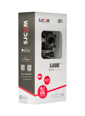 Wi-Fi 1080p Full HD 12MP CMOS H.264 Sports Action DV Camera With Accessories
