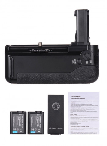 Replacement Vertical Camera Battery Holder Grip Kit Black