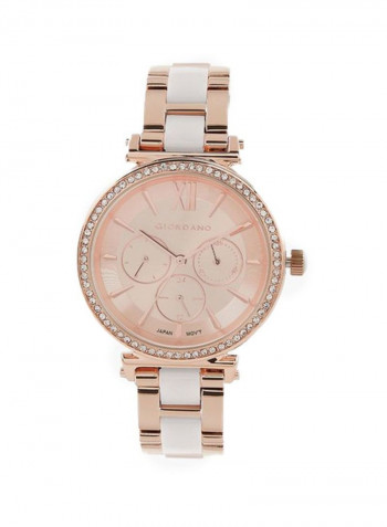 Women's Stone Studded Analog Watch GD-2075-11