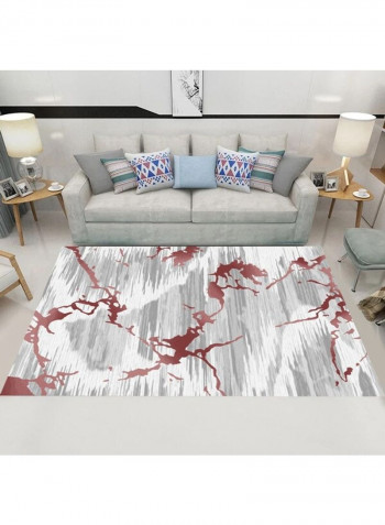 Simple Floral Print Living Room Rug Multicolour 120 x 160cm
