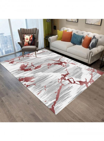 Simple Floral Print Living Room Rug Multicolour 120 x 160cm