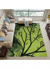 Tree Pattern Rug Green 120x160cm