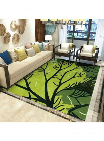 Tree Pattern Rug Green 120x160cm
