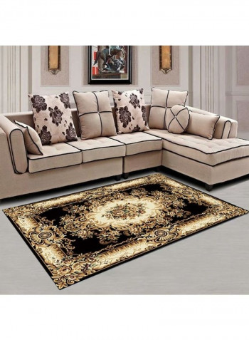 European Luxurious Retro Style Living Room Floor Carpet Black/Brown 120x160cm