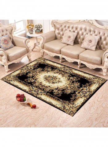 European Luxurious Retro Style Living Room Floor Carpet Black/Brown 120x160cm