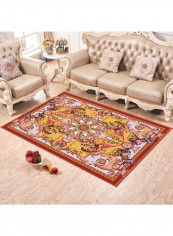 Fashion Colorblock Non-Slip Living Room Carpet Multicolour 120x160cm