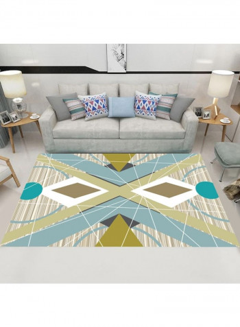 3D Geometry Pattern Rug Multicolour 120 x 160cm