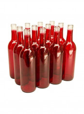 12-Piece Bordeaux Bottle Set Red/Clear 750ml reviews 12-Piece Bordeaux Bottle Set Red/Clear 750ml