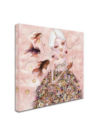 You're Safe With Me Canvas Wall Art Multicolour 18 x 18inch