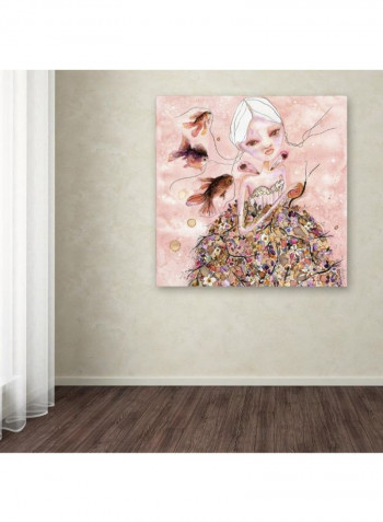 You're Safe With Me Canvas Wall Art Multicolour 18 x 18inch