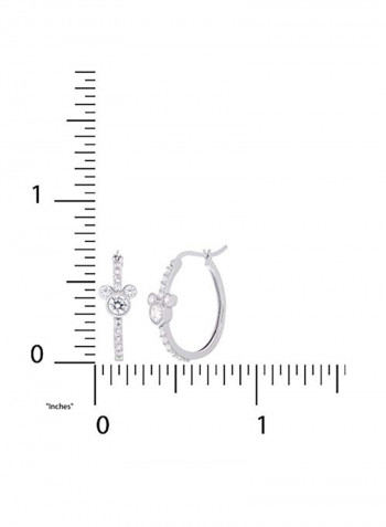 925 Sterling Silver Zircon Stud Earrings