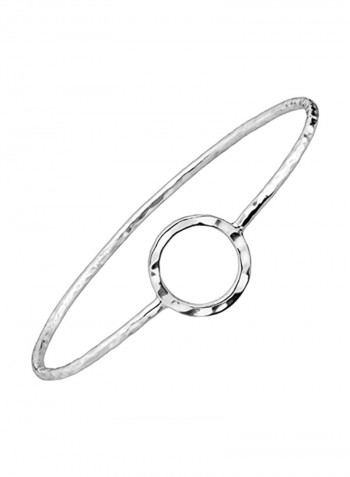 Open Circle Sterling Silver Bracelet