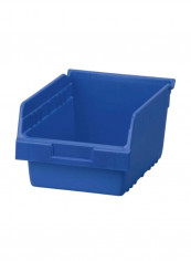 Polypropylene Shelf Bin Blue 12x 8x 6inch