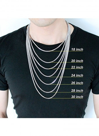 925 Sterling Silver Curb Chain Necklace