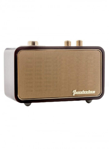 Retro Bluetooth Speaker Brown