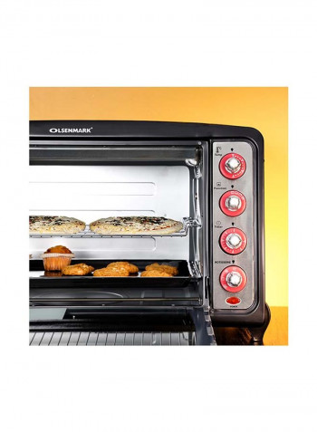 Electric Oven With Convection And Rotisserie 75 l 0 W OMO2184 BLACK