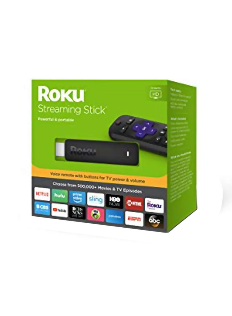 Streaming Stick With Remote Black/Silver