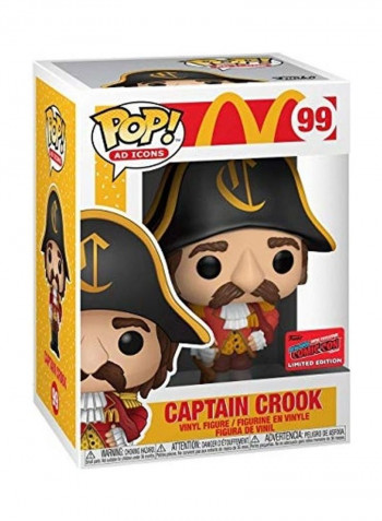 Captain Crook Vinyl Figure 4 x 6inch