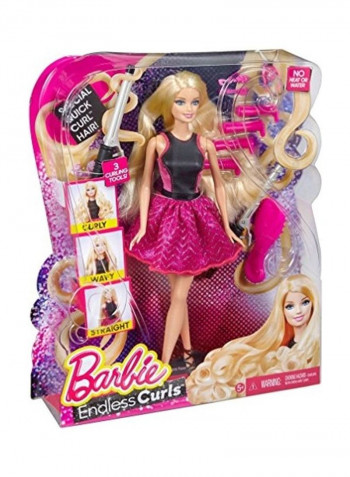 Barbie Endless Curls Doll 2x13inch