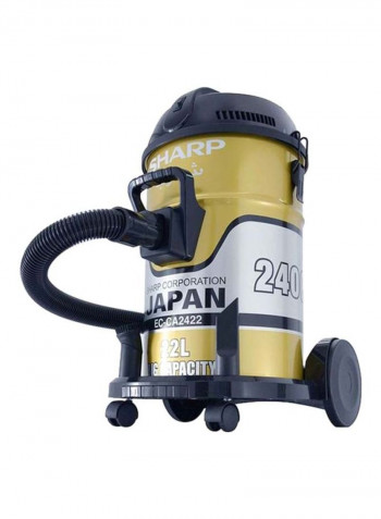 Drum Vacuum Cleaner 22L 22 l 2400 W EC-CA2422-Z Gold/Black/White