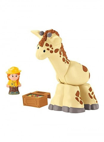 Little Giraffe With Doll And Case
