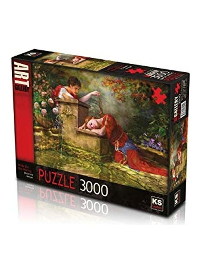 3000-Piece While She Was Waiting Jigsaw Puzzle Set