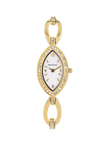 Women's Studded Stainless Steel Analog Watch 343QWJWMJ