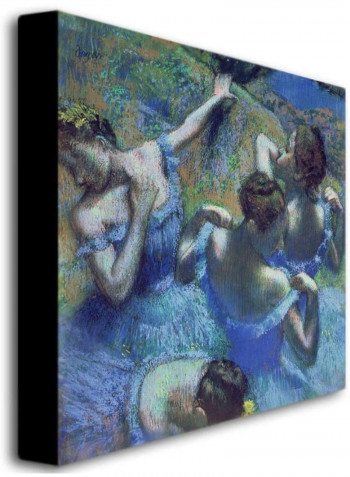 Blue Dancers 1899 Canvas Wall Art multicolour 18 x 18inch
