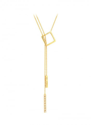 Stone Studded Stainless Steel Necklace