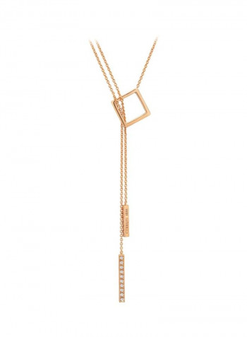 Stone Studded Stainless Steel Necklace